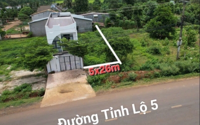 🔻 ĐẤT MẶT TIỀN TỈNH LỘ 5 EA BAR BUÔN ĐÔN CHỈ CÒN 1 TỶ 150 TRIỆU